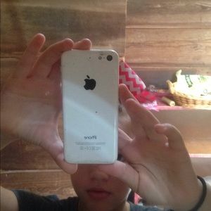 iPhone 5c with charger